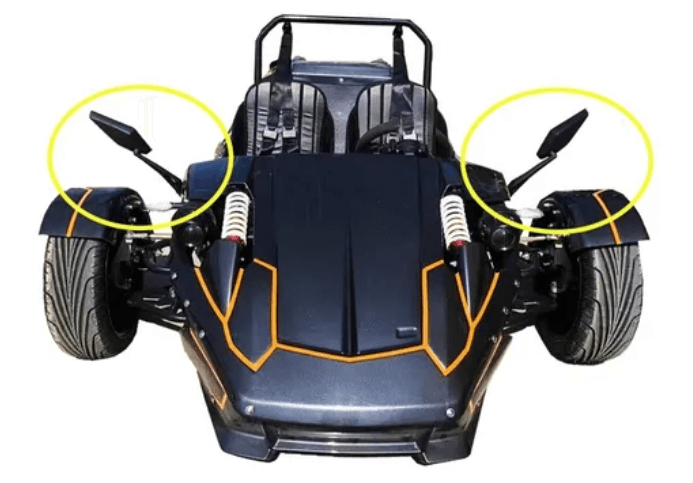 Espejos Retrovisores Tamaño Grande 6